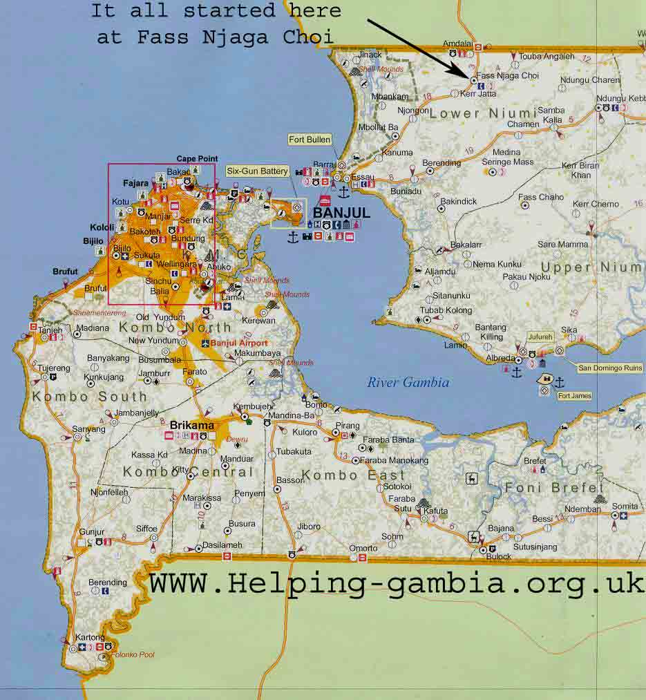 Banjul map | Now Shop Time